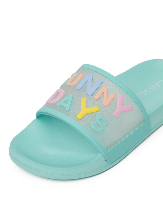 Nelli Blu Nelli Blu Klapki P4240032K Zielony