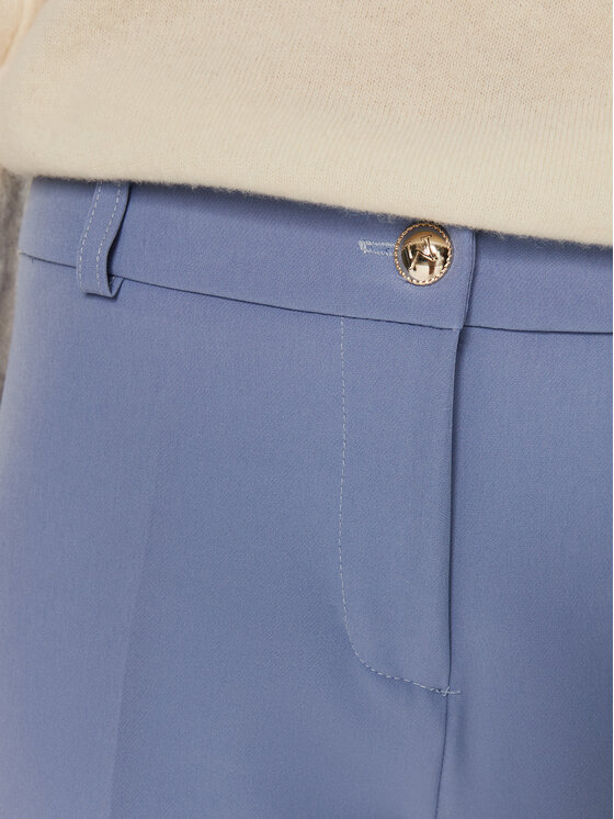 Maryley Maryley Kalhoty z materiálu 24IB52Z/M19/43SH Modrá Regular Fit