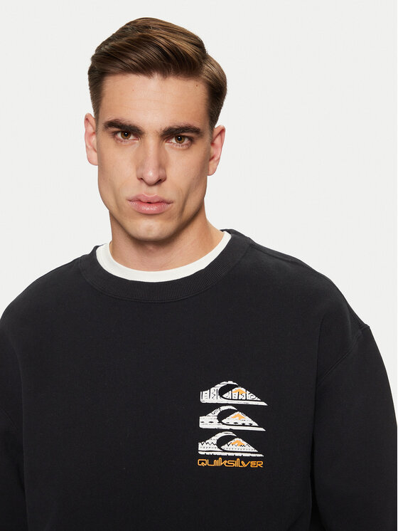 Quiksilver Quiksilver Bluza Watson Lake EQYFT04976 Czarny Regular Fit