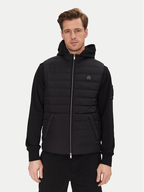 Moose Knuckles Moose Knuckles Mellény Mentana M15MV456 Fekete Regular Fit