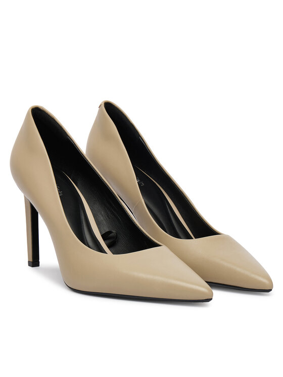 Calvin Klein Calvin Klein Augstpapēžu kurpes Ess Stiletto 90 HW0HW02608 Bēšs