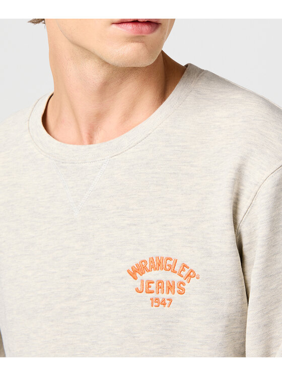 Wrangler Wrangler Bluza 112364090 Beżowy Regular Fit