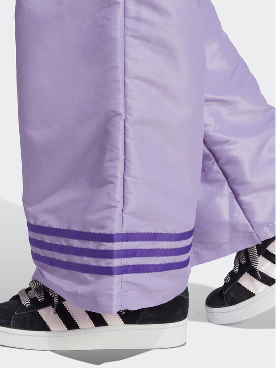 adidas adidas Spodnie dresowe Wide Leg Tracksuit Bottoms IC5443 Fioletowy