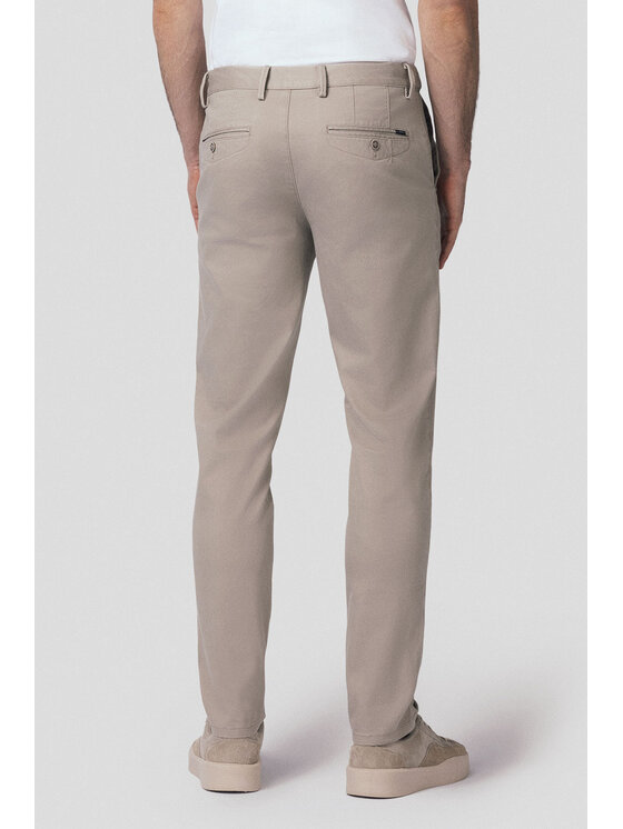 Lancerto Lancerto Chinosy Mikkeli SP082125000012 Beżowy Slim Fit