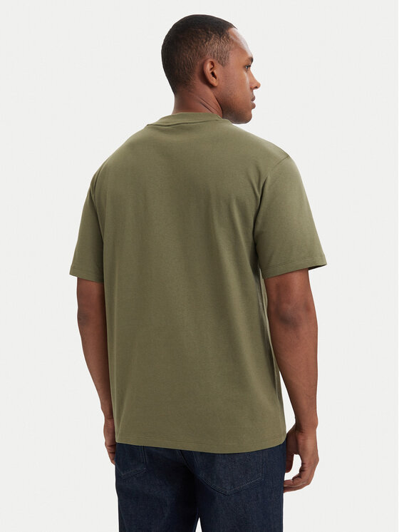 HUGO HUGO Тишърт Dapolino 50488330 Каки Relaxed Fit