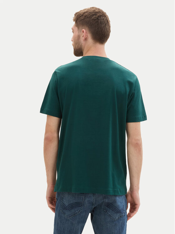 Tom Tailor Tom Tailor Тишърт 1037735 Зелен Regular Fit