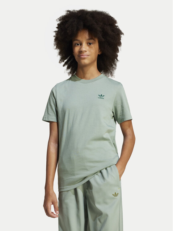 adidas adidas T-Shirt JC8418 Zielony Regular Fit
