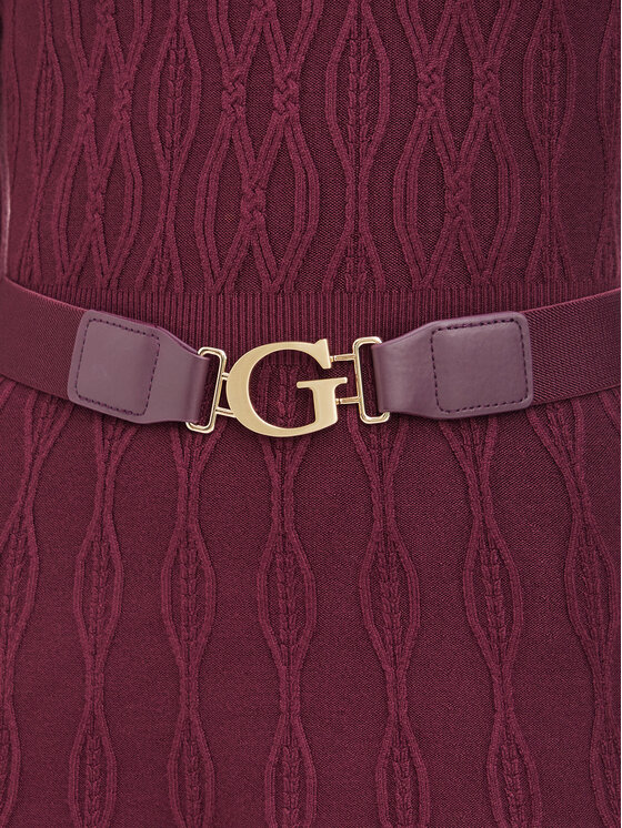 Guess Guess Trikotažinė suknelė W6BK64 Z1569 Vyšninė Regular Fit