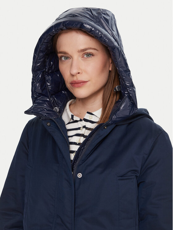 Tommy Hilfiger Tommy Hilfiger Parka WW0WW46533 Tmavomodrá Relaxed Fit