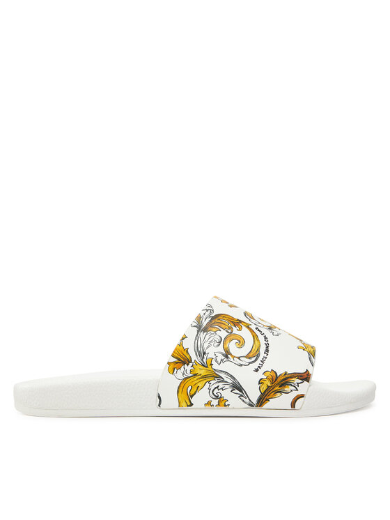 Męskie Klapki Versace Jeans Couture, Rozmiar 41, Zielone, 78YA3SQ3