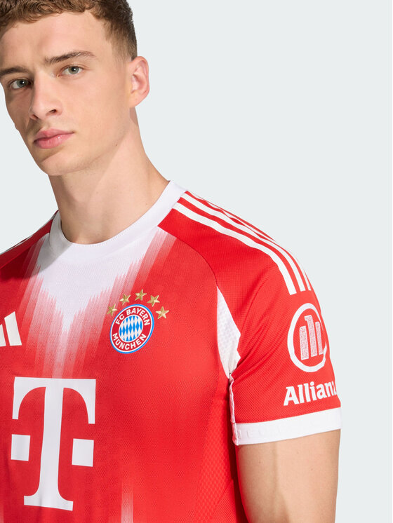 adidas adidas Koszulka techniczna FC Bayern Czerwony Slim Fit