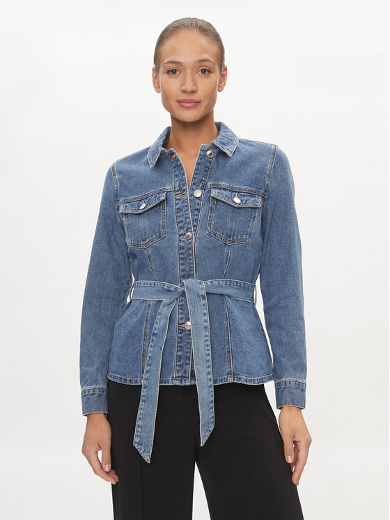 Vero Moda Vero Moda Džínsová bunda Lara 10283498 Modrá Regular Fit