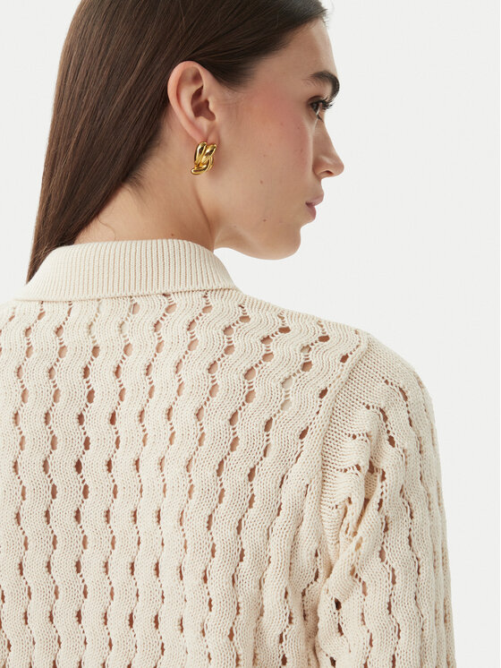 Marella Marella Kardigāns Voto 2613341055 Écru Regular Fit