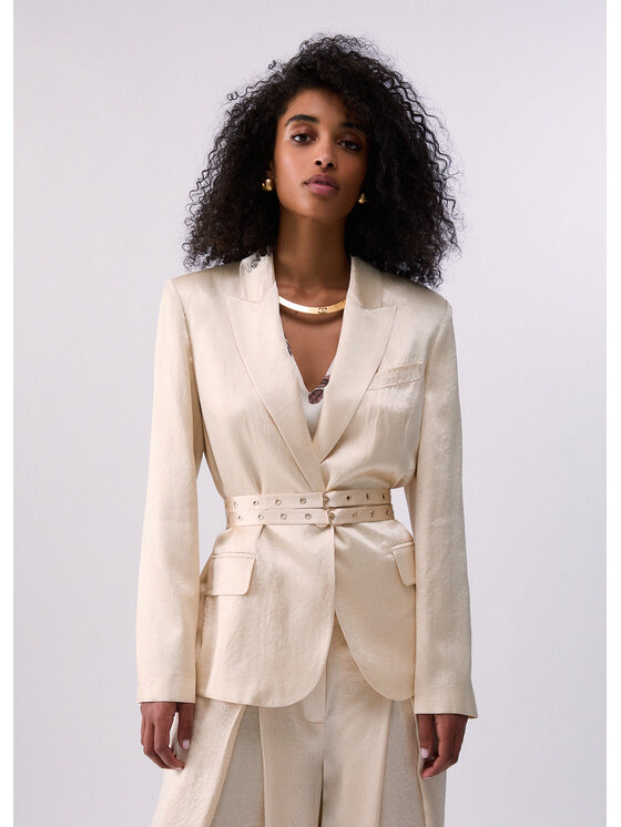 Liu Jo Liu Jo Giacca da abito CA6146T450AP9572 Bianco Regular Fit