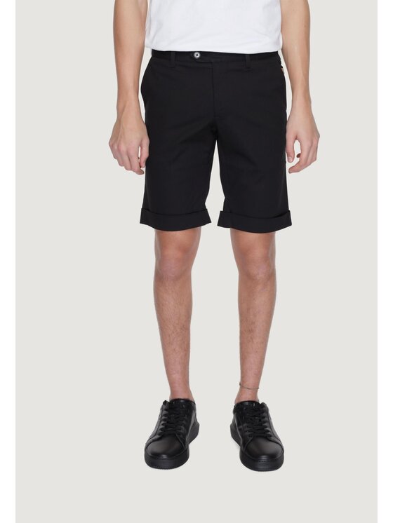Alviero Martini Prima Classe Shorts da mare U 4628 UE92 Nero Bermuda Fit