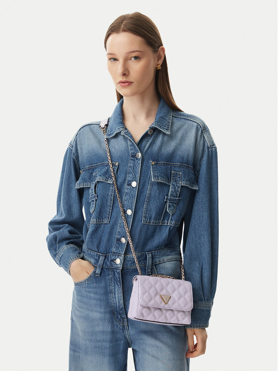 Guess Geantă Giully II Mini HWQG96 73740 Violet