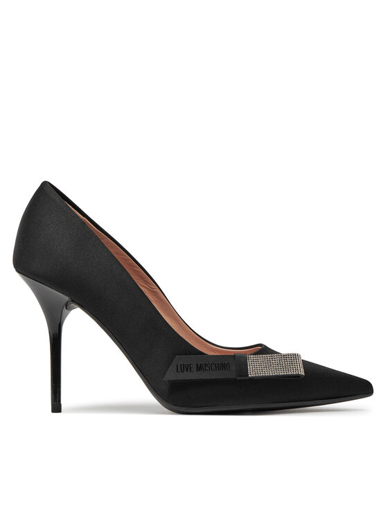 Pantofi cu toc subțire LOVE MOSCHINO JA10109G1LJO0000 Negru