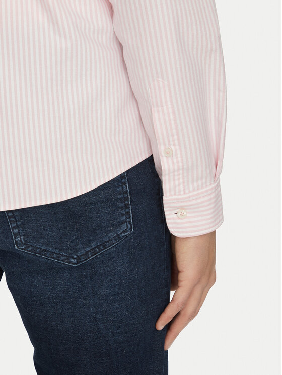 BOSS BOSS Camicia Roan 50520275 Rosa Slim Fit