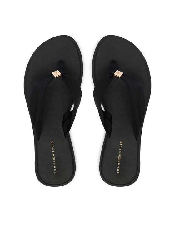 Tommy Hilfiger Tommy Hilfiger Čības uz pirksta Scandi Soft Summer Sandal FW0FW09421 Melns