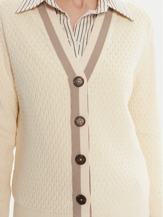 Gant Gant Кардиган 4805343 Екрю Regular Fit