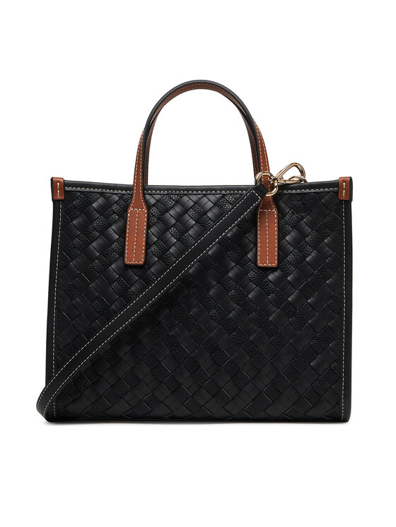 Tommy Hilfiger Tommy Hilfiger Torebka Th City Mini Tote AW0AW18393 Czarny