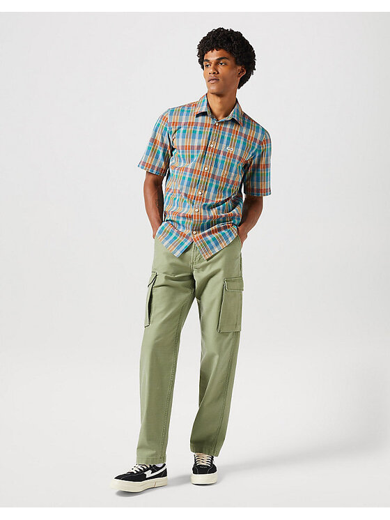 Wrangler Wrangler Pantaloni di tessuto CASEY JONES CARGO Beige Regular Fit