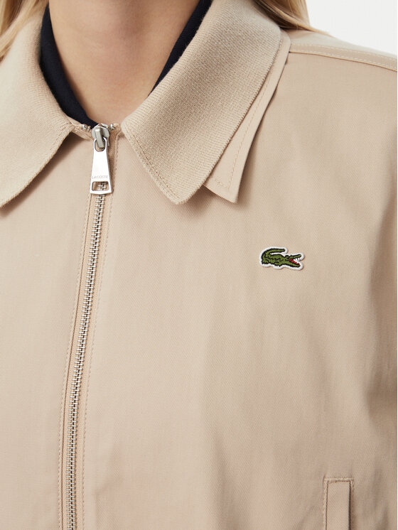 Lacoste Lacoste Kurtka przejściowa BF5305 Beżowy Relaxed Fit