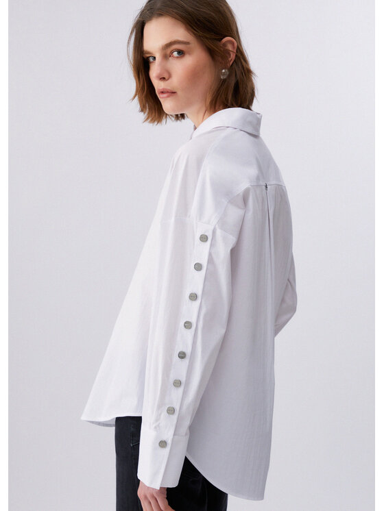 Liu Jo Liu Jo Camicia WA6112T039A11111 Bianco Regular Fit