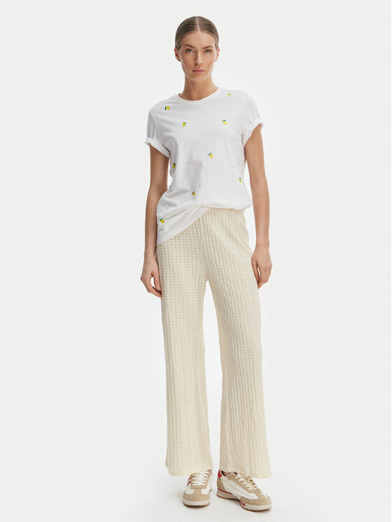 ONLY ONLY T-särk Ketty 15288473 Valge Regular Fit