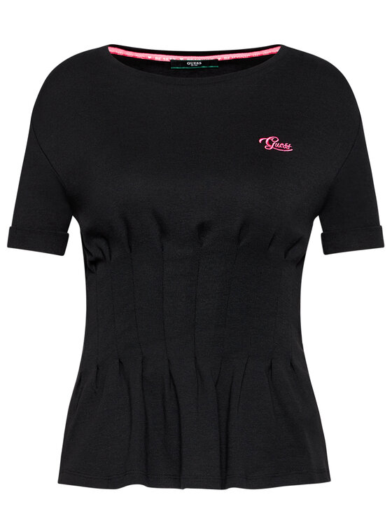 Guess Guess T-Shirt Alyssa Tee W1GI83 K8HT1 Μαύρο Slim Fit