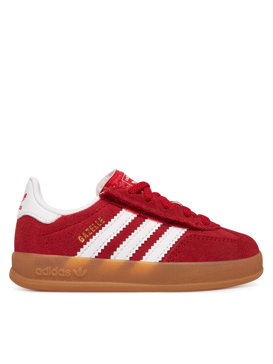 adidas adidas Сникърси Gazelle Indoor Comfort Closure Elastic Lace IH9132 Червен