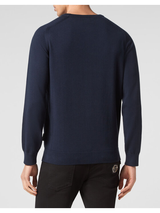 PHILIPP PLEIN PHILIPP PLEIN Longsleeve 199 Blu scuro Regular Fit