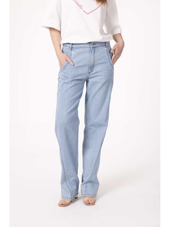 LAURELLA LAURELLA Jeansy 3UL019 Modrá Regular Fit