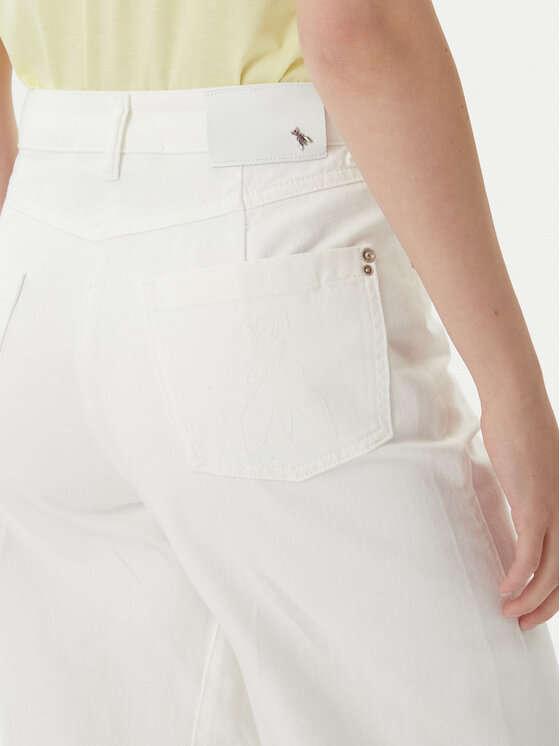 Patrizia Pepe Patrizia Pepe Τζιν 2P1756/D107-W146 Λευκό Relaxed Fit