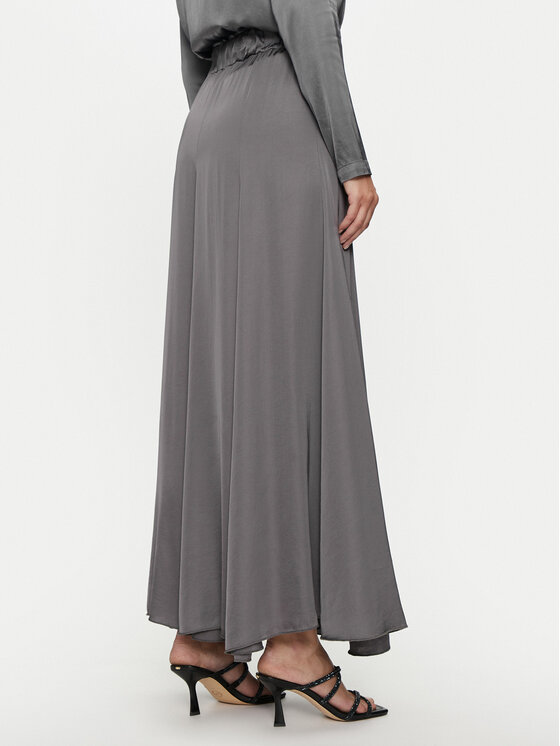 ViCOLO ViCOLO Maxi szoknya TS0191 Szürke Regular Fit