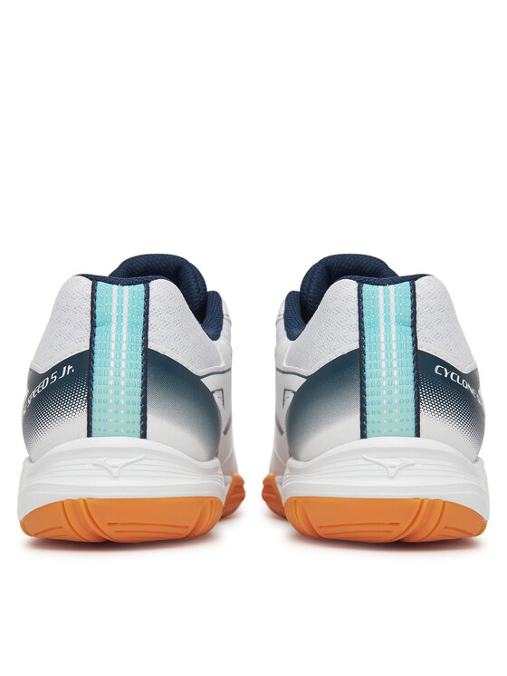 Mizuno Mizuno Взуття у спортзал Cyclone Speed 5 JR V1GD251157 Білий