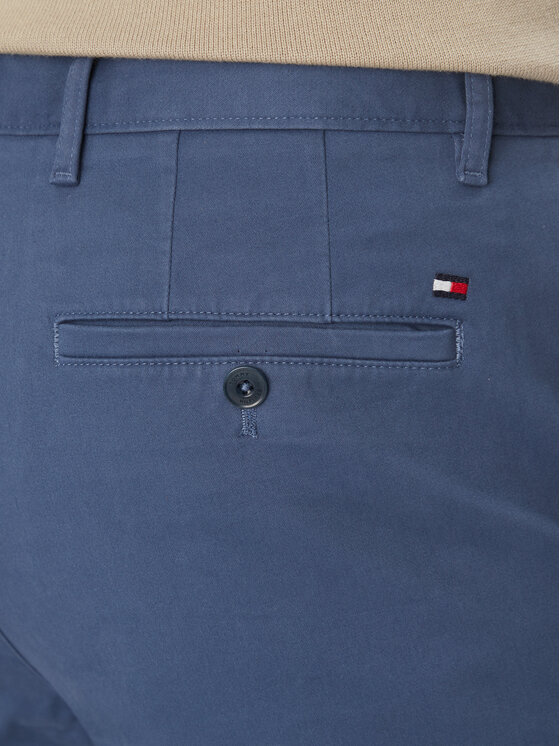 Tommy Hilfiger Tommy Hilfiger Chino hlače Denton MW0MW37873 Modra Slim Fit