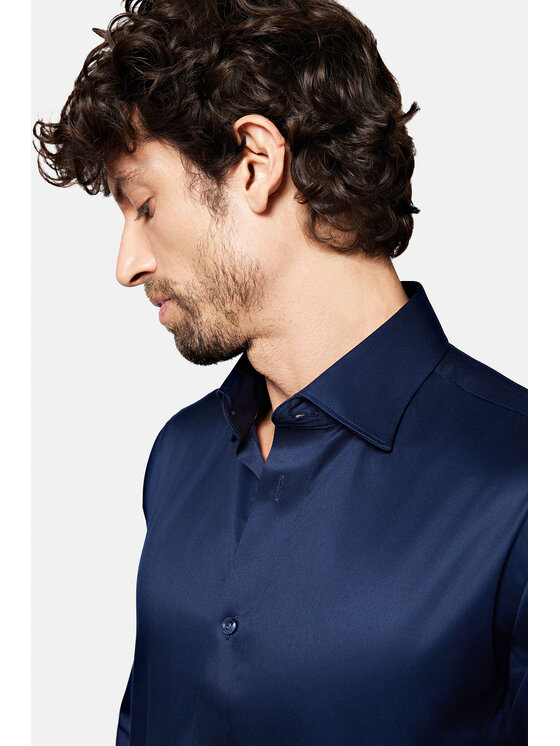 Lancerto Lancerto Koszula Costa KO073223000004 Granatowy Regular Fit