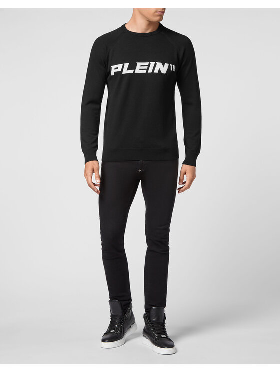PHILIPP PLEIN PHILIPP PLEIN S dlouhým rukávem 2751 Černá Regular Fit