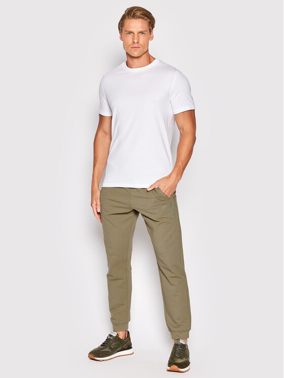 Pantaloni da tuta M2YB37 K6ZS1 Verde Slim Fit