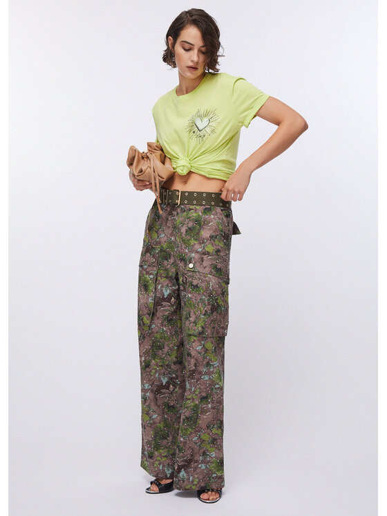 Liu Jo Liu Jo T-shirt WA6163JS904P9267 Giallo Regular Fit