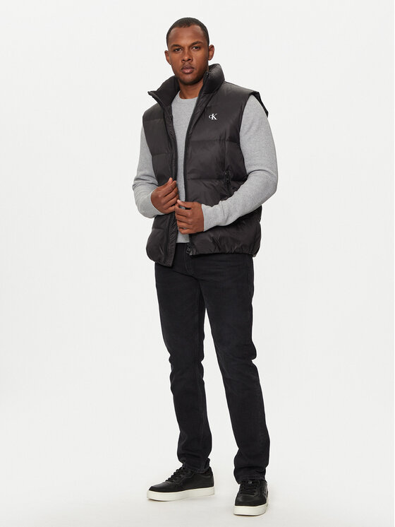 Calvin Klein Jeans Calvin Klein Jeans Kamizelka Essentials J30J325901 Czarny Regular Fit