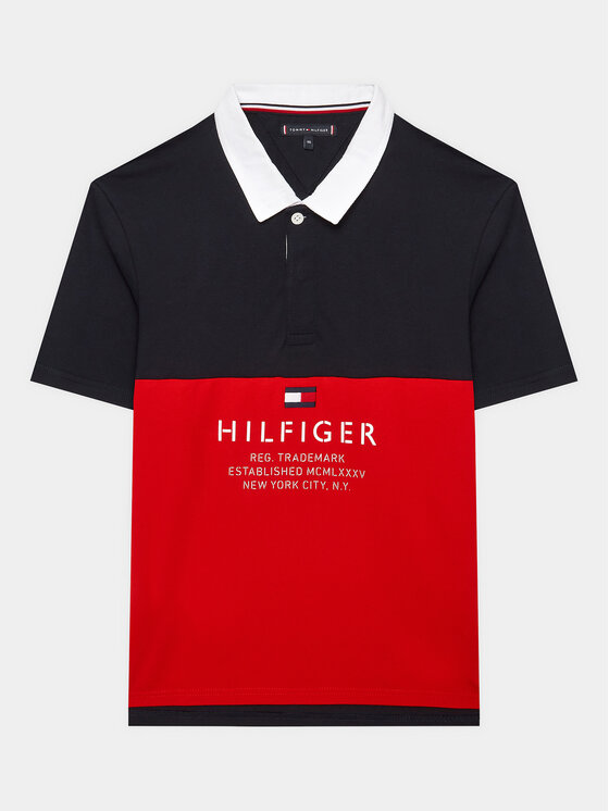 Tommy Hilfiger Tommy Hilfiger Polo marškinėliai KB0KB08155 Tamsiai mėlyna Regular Fit