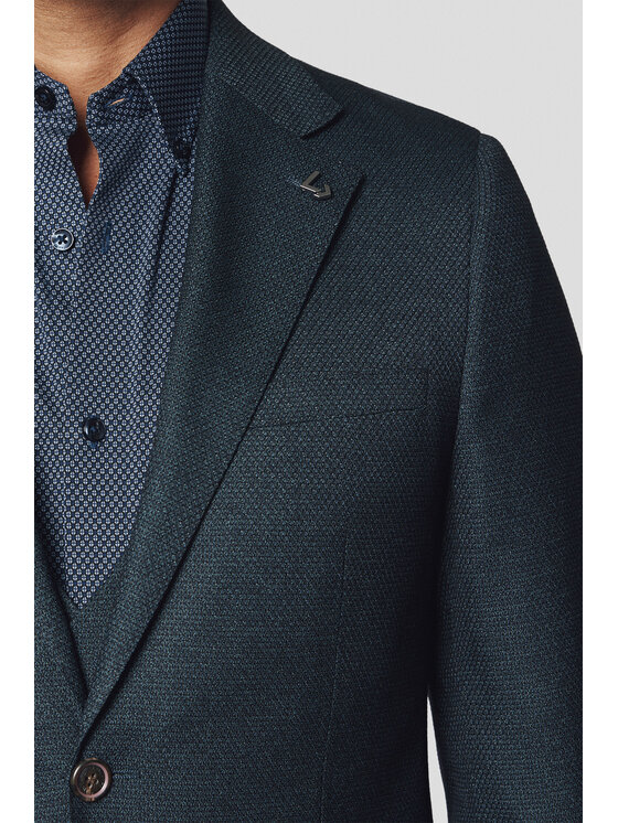 Lancerto Lancerto Marynarka Loiano MA131224000008 Zielony Slim Fit