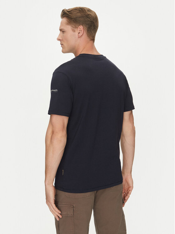 Napapijri Napapijri Póló S-Badge NP0A4I3N Sötétkék Regular Fit