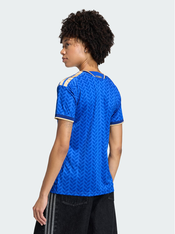 adidas adidas Koszulka techniczna Italy 26 Home Jersey Błękitny Slim Fit