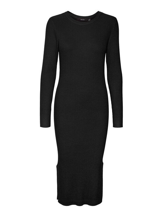 Vero Moda Vero Moda Trikotažinė suknelė 10291686 Juoda Bodycon Fit