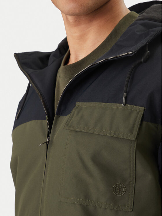 Element Element Bunda pro přechodné období Dulcey PKT ELYJK00268 Zelená Regular Fit