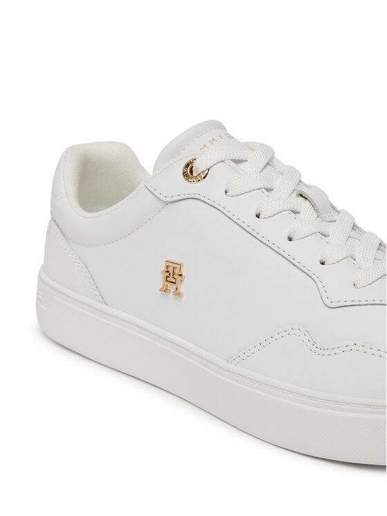 Tommy Hilfiger Tommy Hilfiger Sneakersy Essential Elevated Court Sneaker FW0FW08758 Biały
