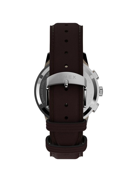 Timex Timex Zegarek TW3A00200 Brązowy